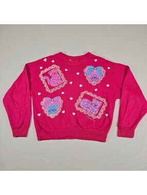 Vintage girls stepping stones cat crew neck size small